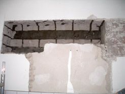 Herstellen einer Türöffnung in KS-Mauerwerk Ansicht 1